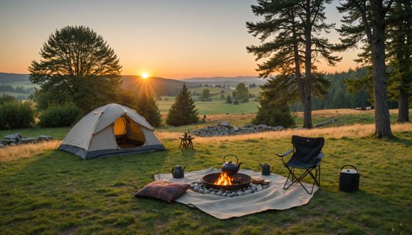 Découvrir le patrimoine local depuis l'aire de camping