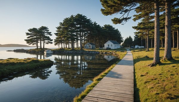 Comment accéder à l'Île aux moines depuis un camping voisin ?