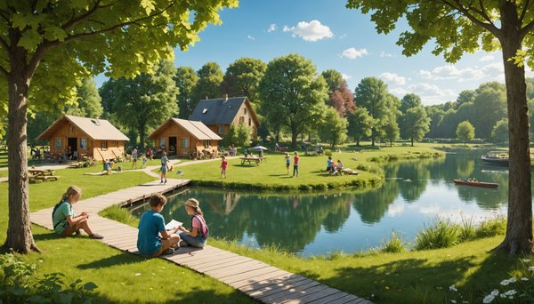 Activités ludiques pour les enfants dans un camping 4 étoiles en France