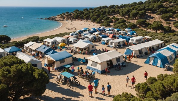 Pourquoi les aires de campings sont prises d'assaut chaque été dans les campings proches de la Méditerranée ?
