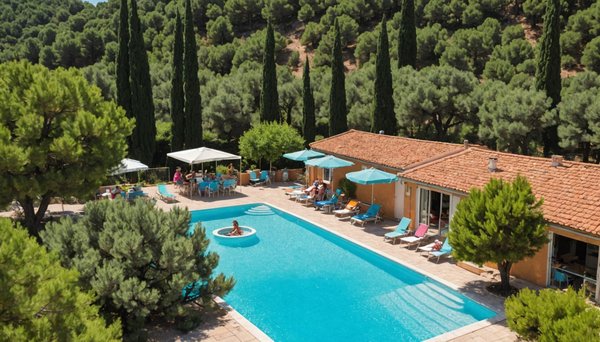 Quelles sont les activités proposées dans l'aire de camping d'un camping 4 étoiles du Var ?
