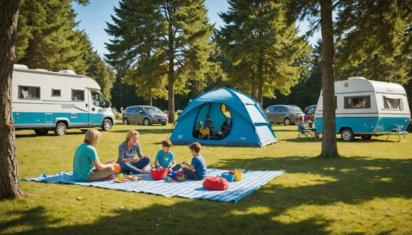 Quelle aire de camping choisir au camping de Carnac quand on a des enfants ?