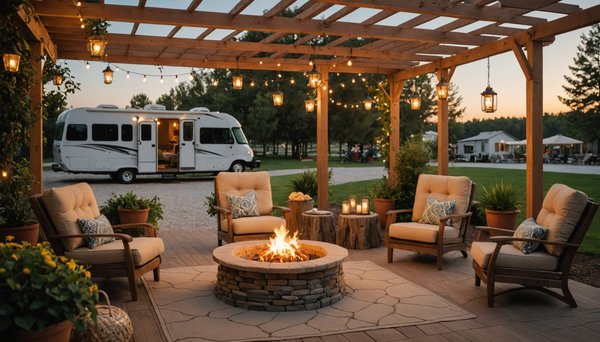 Que sont les emplacements confort dans les parcs à camping-cars ?